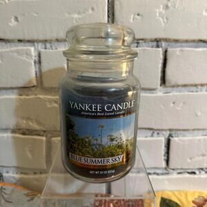 Rare & Retired Yankee Candle Blue Summer Sky 22 Oz Candle